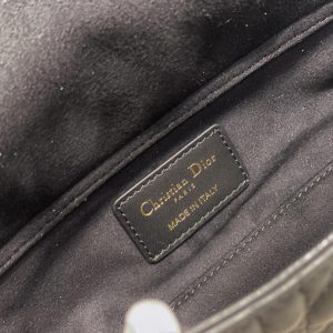 SMALL LADY D-JOY 22 BLACK LAMBSKIN