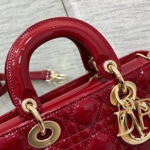 13350670352880343_33c8f3b9-7b93-43b0-9a84-76717cf0f902 SMALL LADY D-JOY 22 RED PATENT CALFSKIN