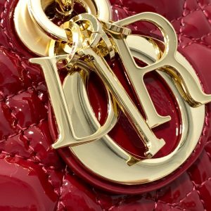 13350670354450416_bdcc1d76-e8a2-4dbd-aac9-8f7b2055f2e8 SMALL LADY D-JOY 22 RED PATENT CALFSKIN