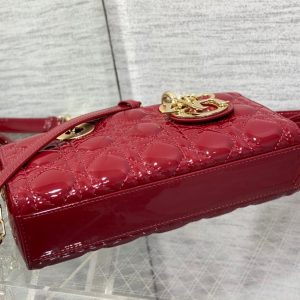 13350670359330011_5cdb4bc4-3b3a-45b6-9f75-a14109f9ed32 SMALL LADY D-JOY 22 RED PATENT CALFSKIN