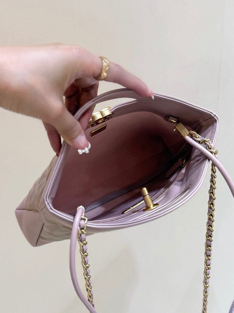 CC 25P Mini 31 Bag in Pink Lambskin and Suede