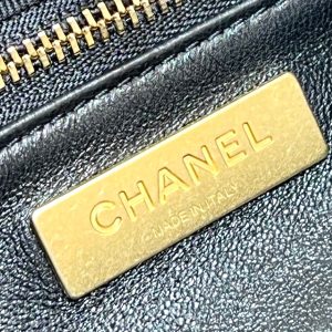 CC 25P Mini 31 Bag in Black Lambskin and Suede