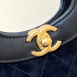 CC 25P Mini 31 Bag in Black Lambskin and Suede