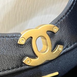 CC 25P Mini 31 Bag in Black Lambskin and Suede