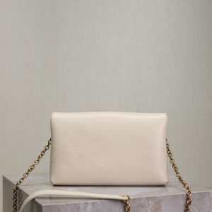 Cassandre Mini Bag 19cm Cream Lambskin GHW