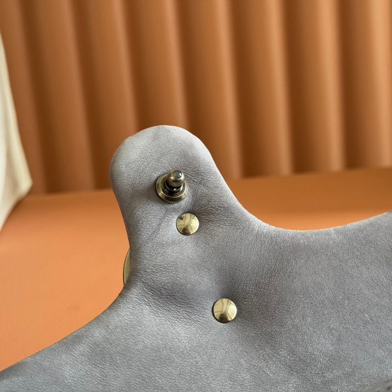 13406567519249313 GG Marmont Double-G 22cm Gray Suede