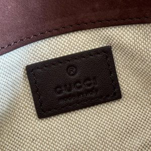 13406567558164211 GG Marmont Double-G 16.5cm Matte Brown Suede