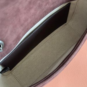 13406567580643715 GG Marmont Double-G 22cm Matte Brown Suede