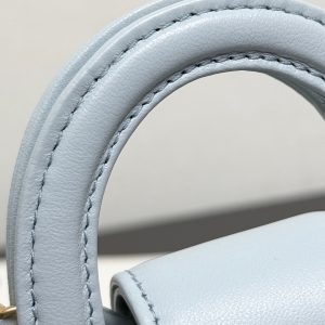 CC 26 Mini Kelly Bag 10 Blue in Sheepskin