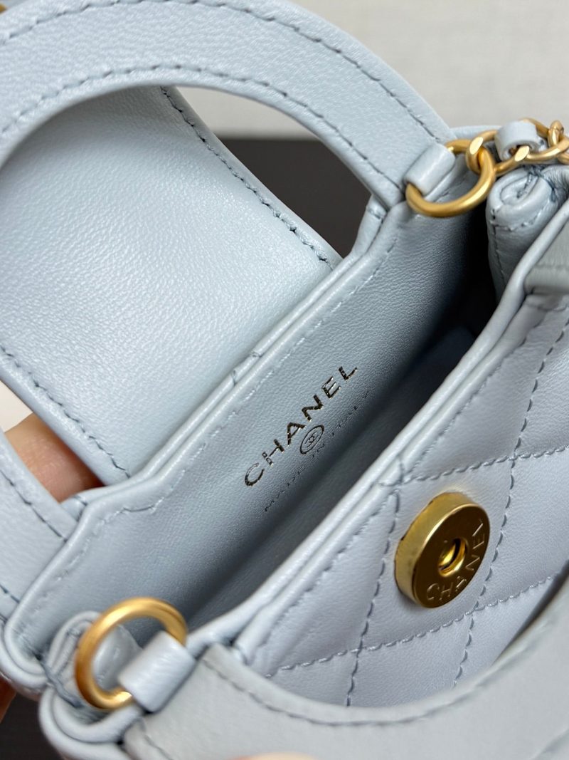 CC 26 Mini Kelly Bag 10 Blue in Sheepskin