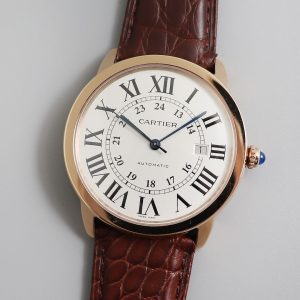 RONDE SOLO DE CARTIE 42MM ROSE GOLD WHITE DIAL