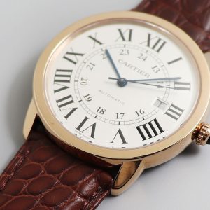 RONDE SOLO DE CARTIE 42MM ROSE GOLD WHITE DIAL