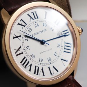 RONDE SOLO DE CARTIE 42MM ROSE GOLD WHITE DIAL