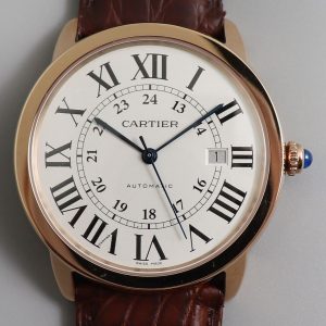 RONDE SOLO DE CARTIE 42MM ROSE GOLD WHITE DIAL