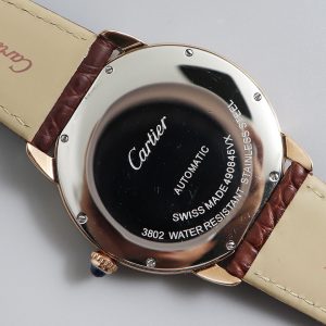 RONDE SOLO DE CARTIE 42MM ROSE GOLD WHITE DIAL
