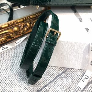 medium lady 24 blue green patent calfskin