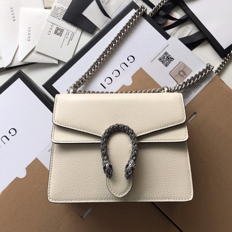 20200528_i1590653440_1387_0 DYONYSUS SHOULDER BAG 20 IN WHITE CALFSKIN SILVER HARDWARE