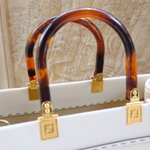 20200730_i1596086196_2352_5_jpg_548caed7-1ccd-4187-aded-29f9db306c57 Fendi Sunshine Large Bag 40.5 White Leather