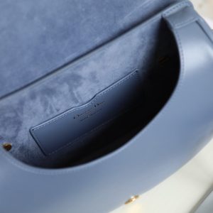 MEDIUM CD BOBBY 22CM BLUE CALFSKIN GOLD HARDWARE