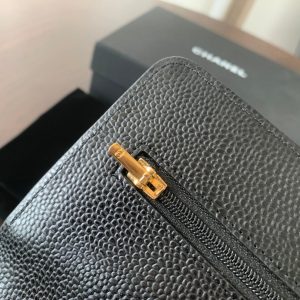 WOC 19CM BLACK CAVIAR GOLD HARDWARE