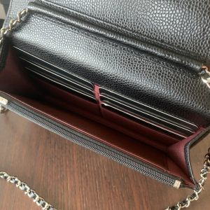 WOC 19CM BLACK CAVIAR SILVER HARDWARE