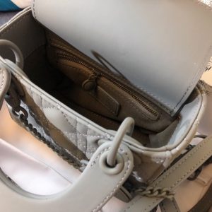 MINI LADY 17 BAG IN GREY CALFSKIN