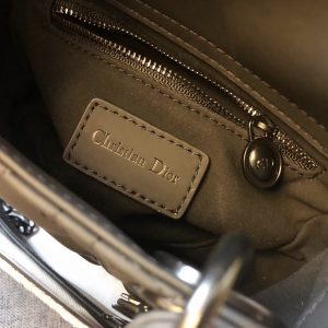 MINI LADY 17 BAG IN BLACK CALFSKIN