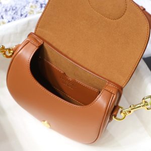 20201011_i1602359974_5272_6_jpg SMALL BOBBY 18 BAG IN CINNAMON BROWN GLOSSY CALFSKIN