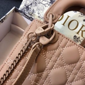 MINI LADY 17 BAG IN CAMEL BROWN CALFSKIN