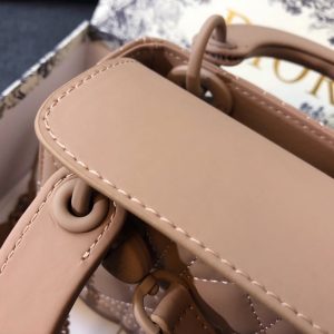 MINI LADY 17 BAG IN CAMEL BROWN CALFSKIN