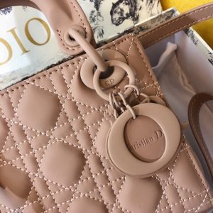 MINI LADY 17 BAG IN CAMEL BROWN CALFSKIN