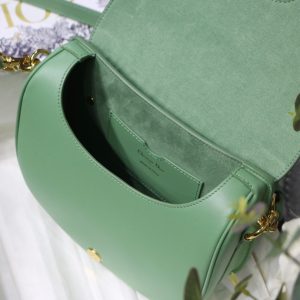 20201205_i1607100806_2385_6_jpg MEDIUM CD BOBBY 22CM BLUE GREEN CALFSKIN GOLD HARDWARE