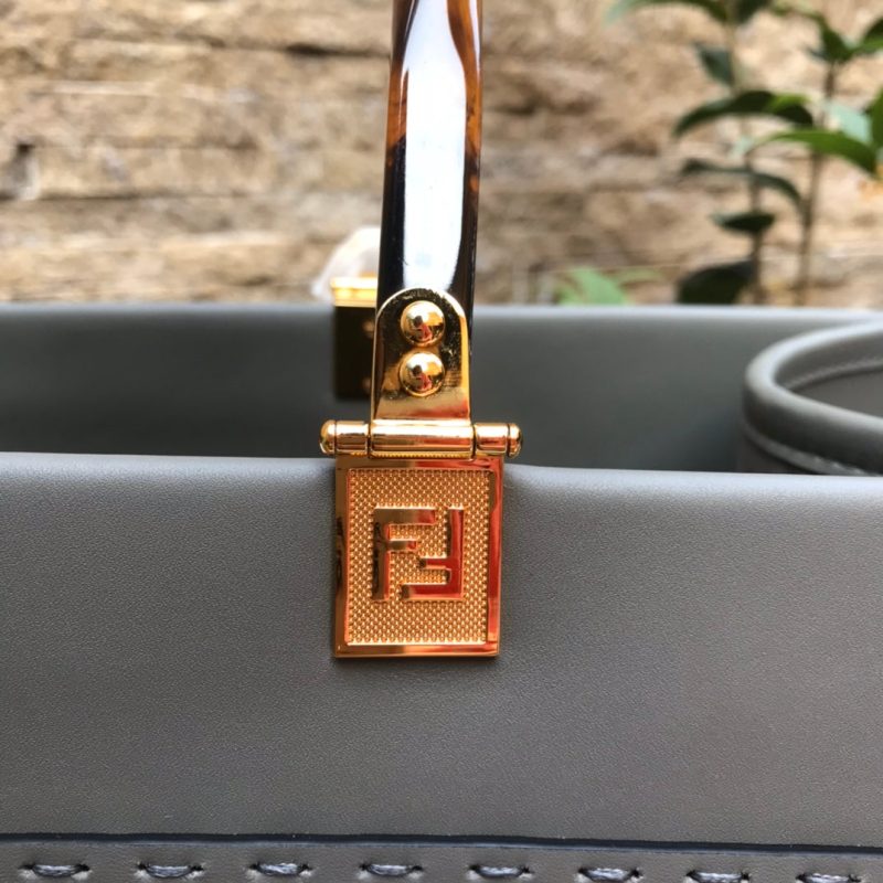 20201230_i1609314241_5852_3_jpg_bf1e1347-a482-44c0-bbed-ef8108e58c09 Fendi Sunshine Large Bag 40.5 Grey Leather