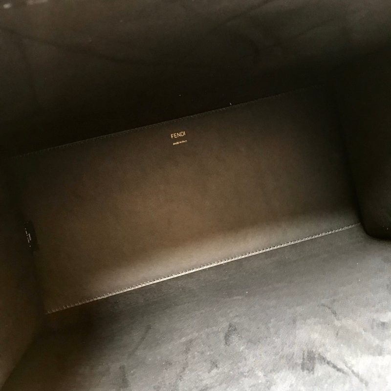 Fendi Sunshine Large Bag 40.5 Black Leather