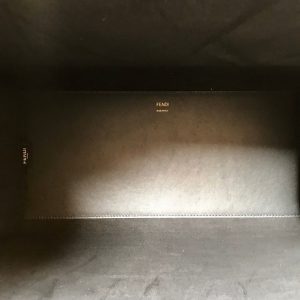 Fendi Sunshine Large Bag 40.5 Black Leather