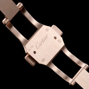 pasha 35mm automatic pink gold white dial