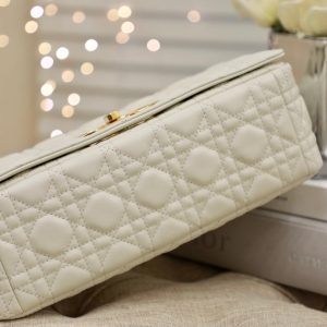 LARGE CARO BAG 28 WHITE CALFSKIN