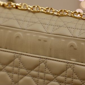 LARGE CARO BAG 28 LIGHT BEIGE CALFSKIN