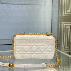 SMALL CARO BAG 20 WHITE CALFSKIN