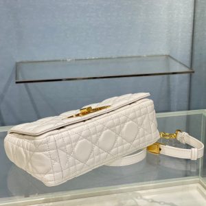 SMALL CARO BAG 20 WHITE CALFSKIN