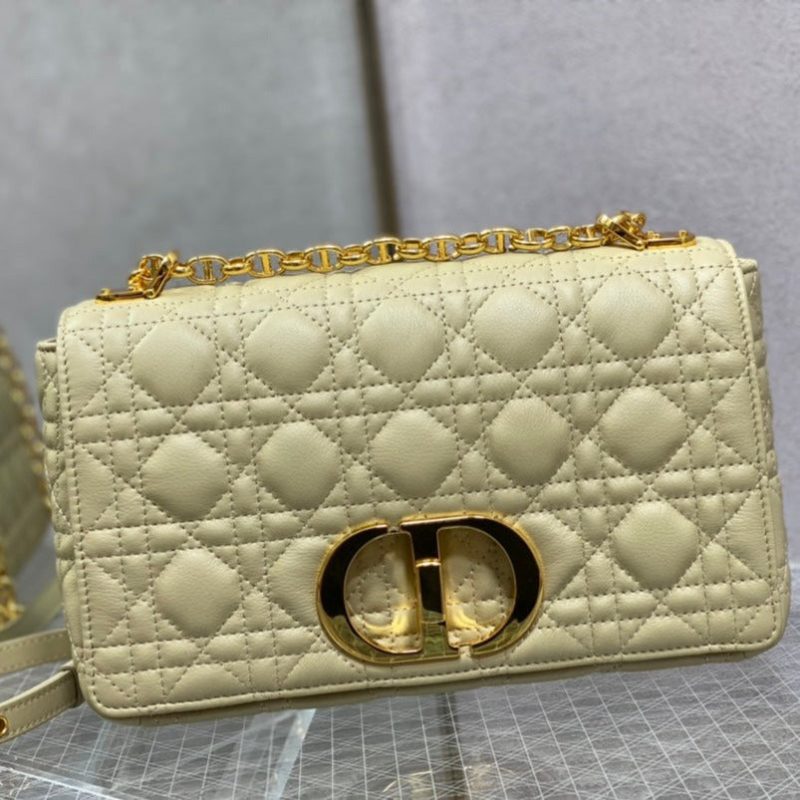 medium caro 25.5 light yellow calfskin