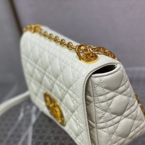 medium caro 25.5 white calfskin