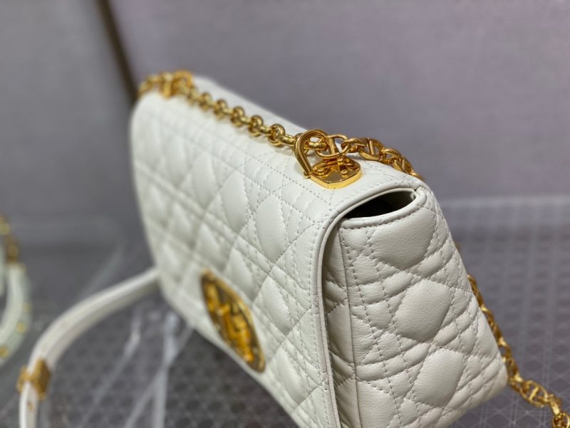 medium caro 25.5 white calfskin