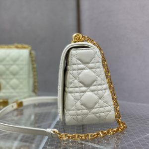 medium caro 25.5 white calfskin