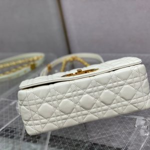 medium caro 25.5 white calfskin