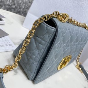 medium caro 25.5 gray supple calfskin