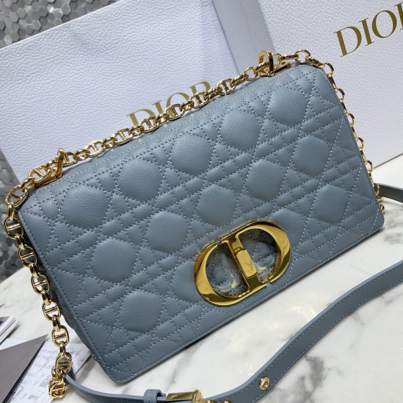 medium caro 25.5 gray supple calfskin