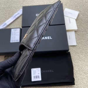 CC Classic Phone Pouch Black Lambskin GHW 229648