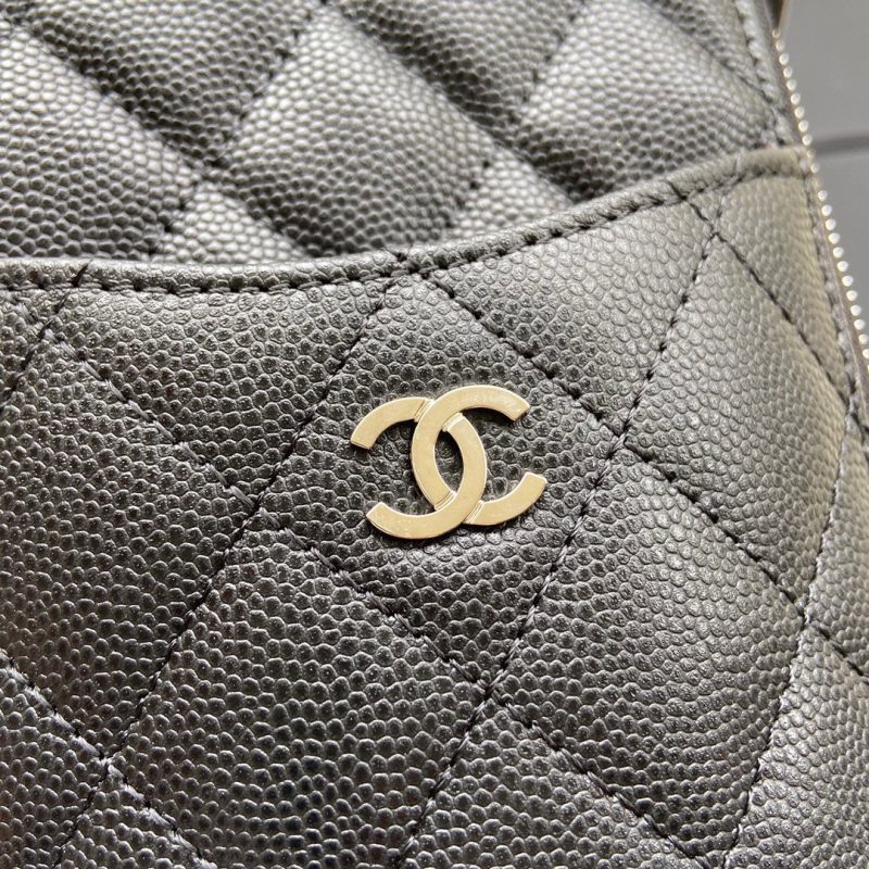 CC Classic Phone Pouch Black Caviar Sliver Steel 229651