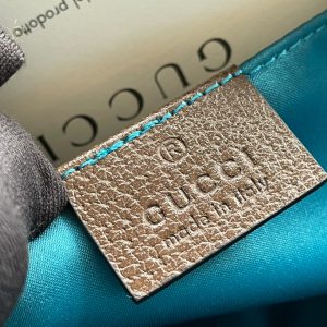 OPHIDIA GG MEDIUM 23 SHOULDER BAG BEIGE AND EBONY SUPREME CANVAS